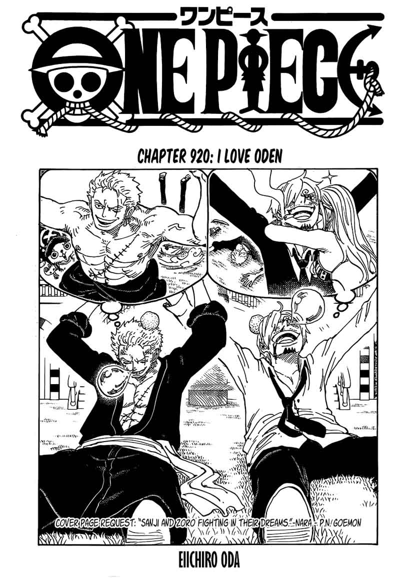 One Piece - Chapter 920 Page 1