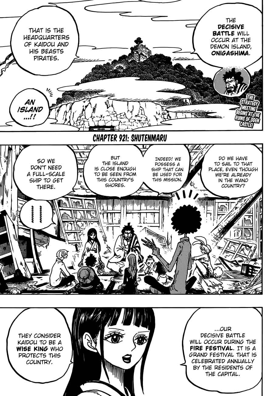 One Piece - Chapter 921 Page 3