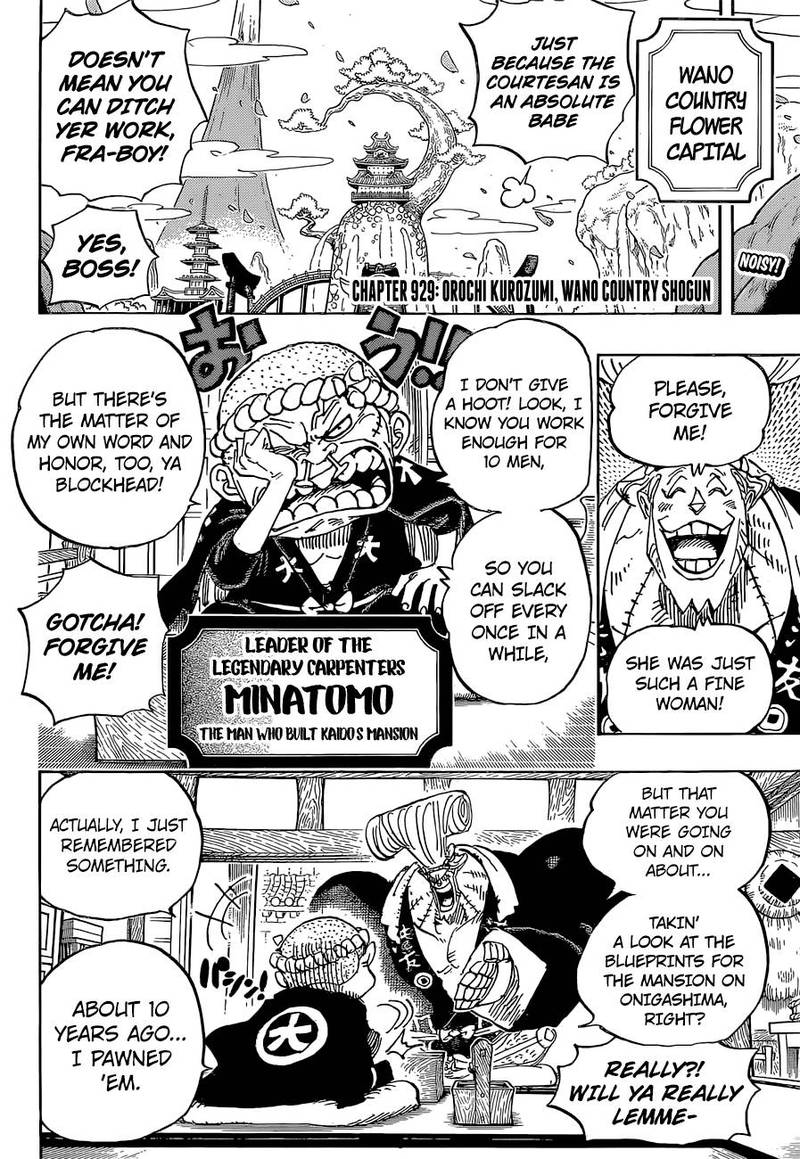 One Piece - Chapter 929 Page 3