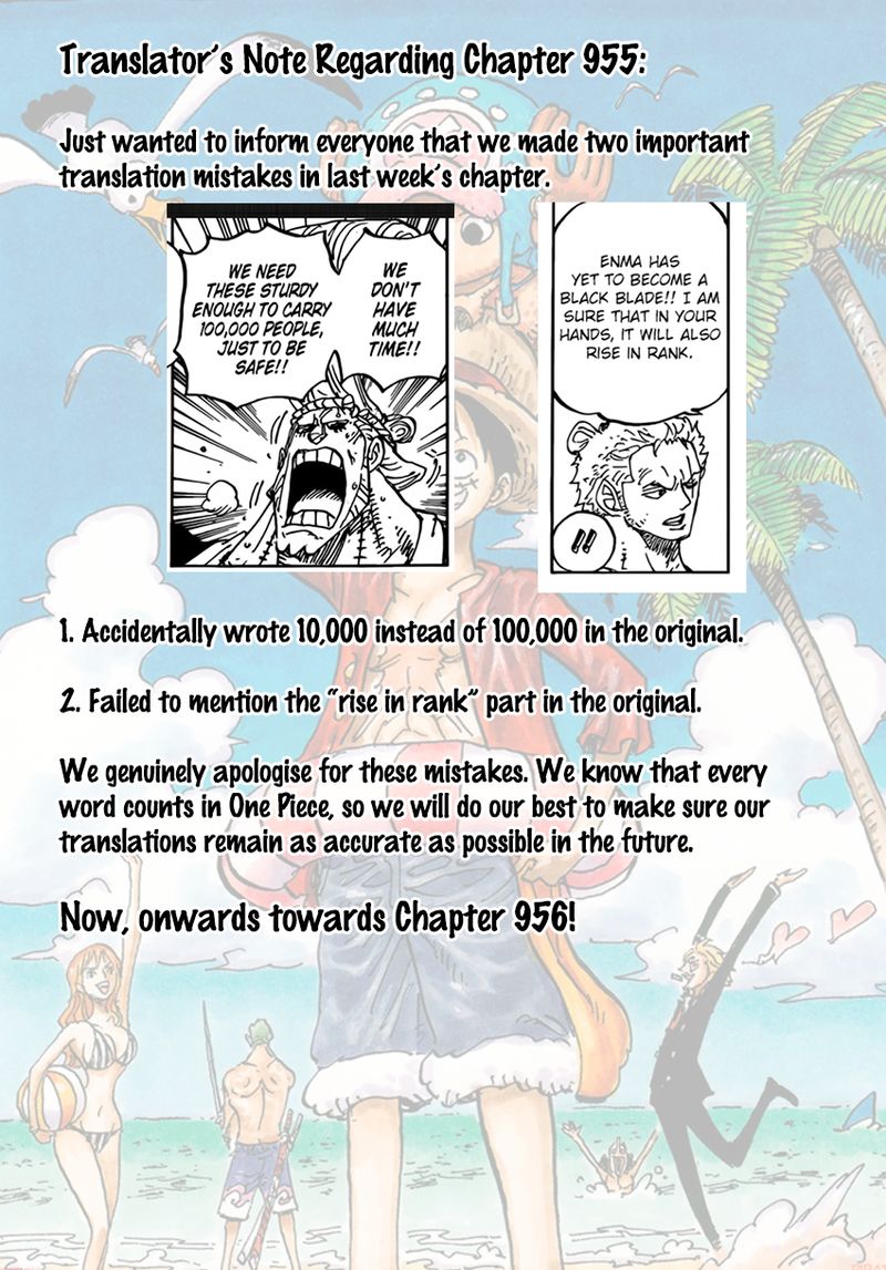 One Piece - Chapter 956 Page 1