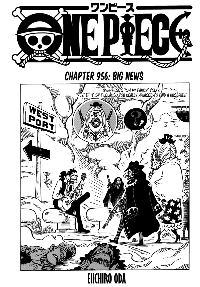 One Piece - Chapter 956 Page 2