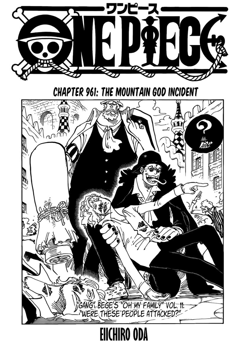 One Piece - Chapter 961 Page 1