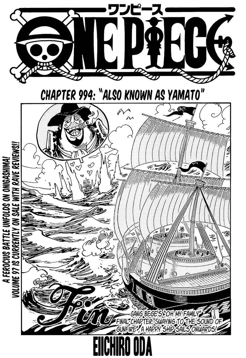 One Piece - Chapter 994 Page 1