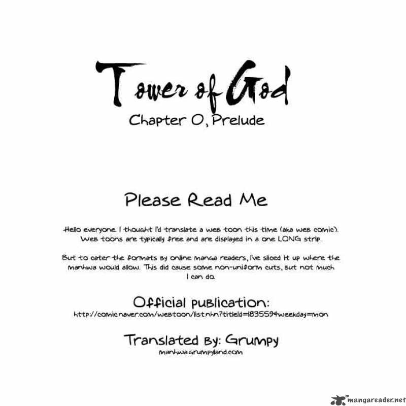 Tower of God - Chapter 1 Page 1