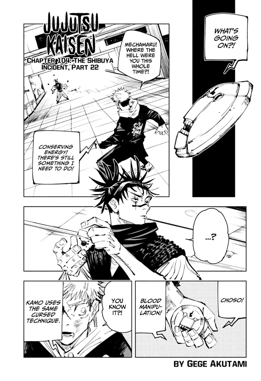 Jujutsu Kaisen - Chapter 104 Page 1