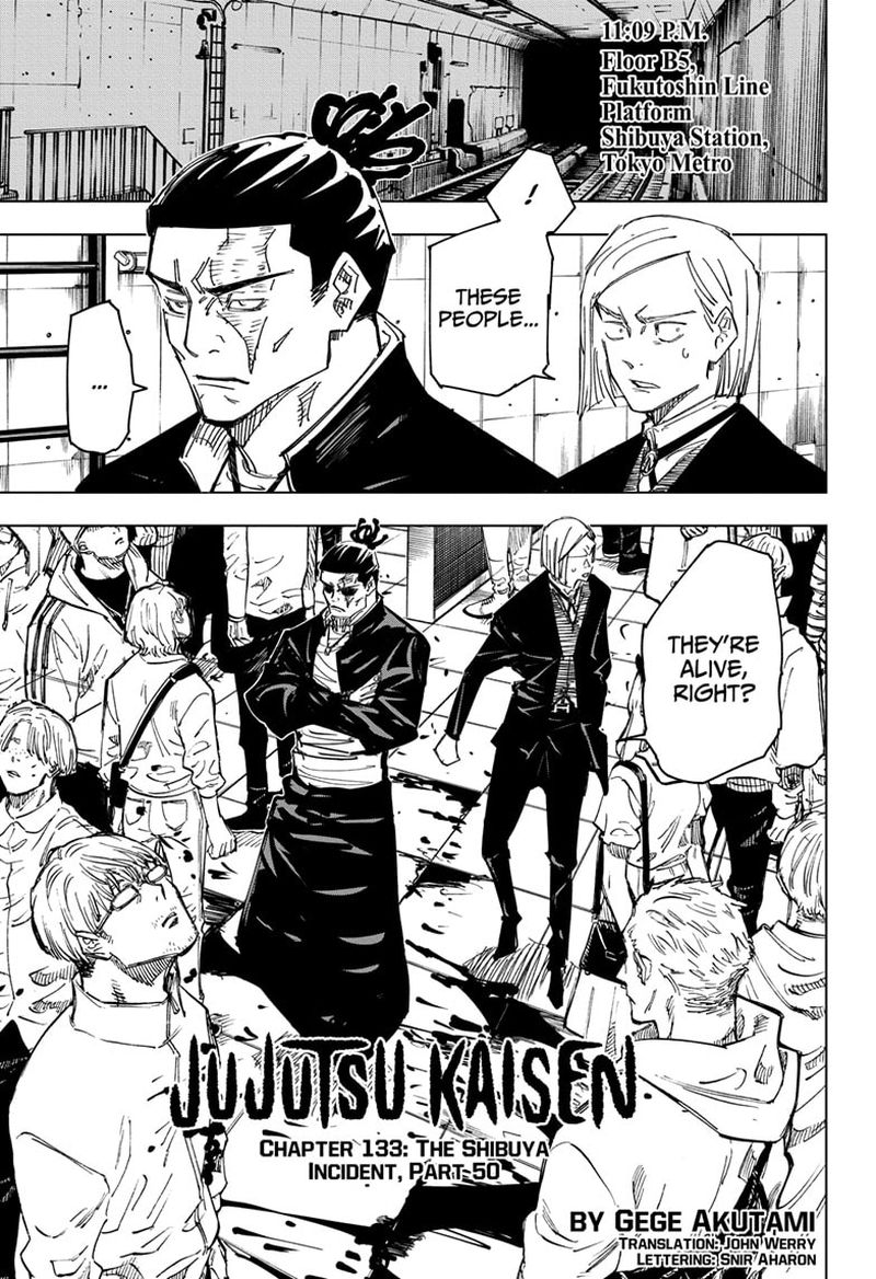 Jujutsu Kaisen - Chapter 133 Page 1