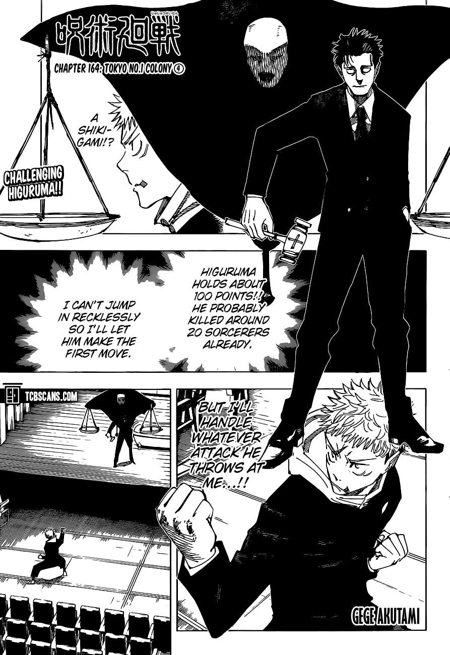 Jujutsu Kaisen - Chapter 164 Page 1