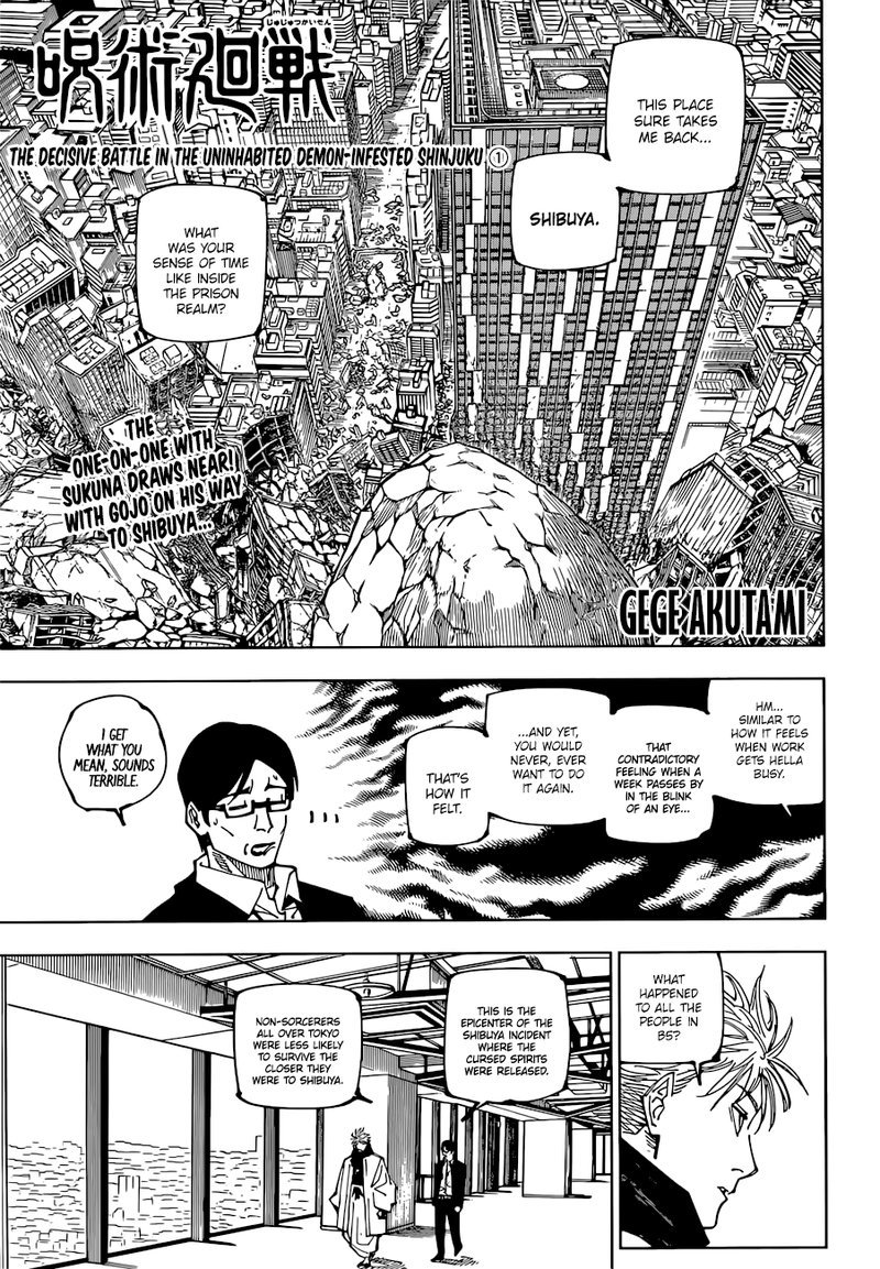 Jujutsu Kaisen - Chapter 223 Page 1