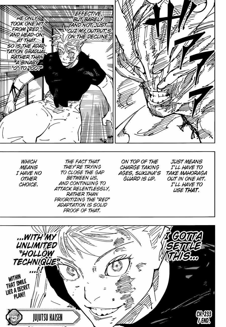 Jujutsu Kaisen - Chapter 233 Page 19