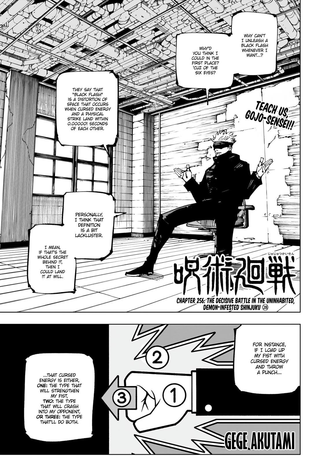 Jujutsu Kaisen - Chapter 256 Page 1