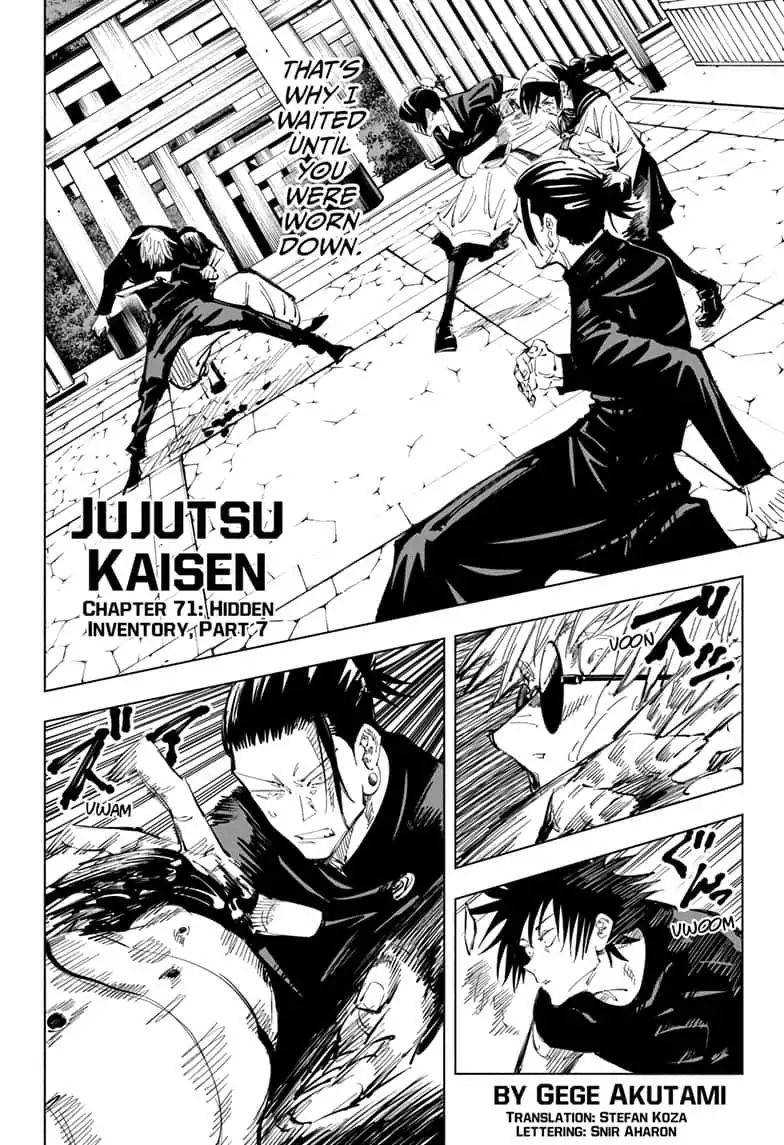 Jujutsu Kaisen - Chapter 71 Page 2