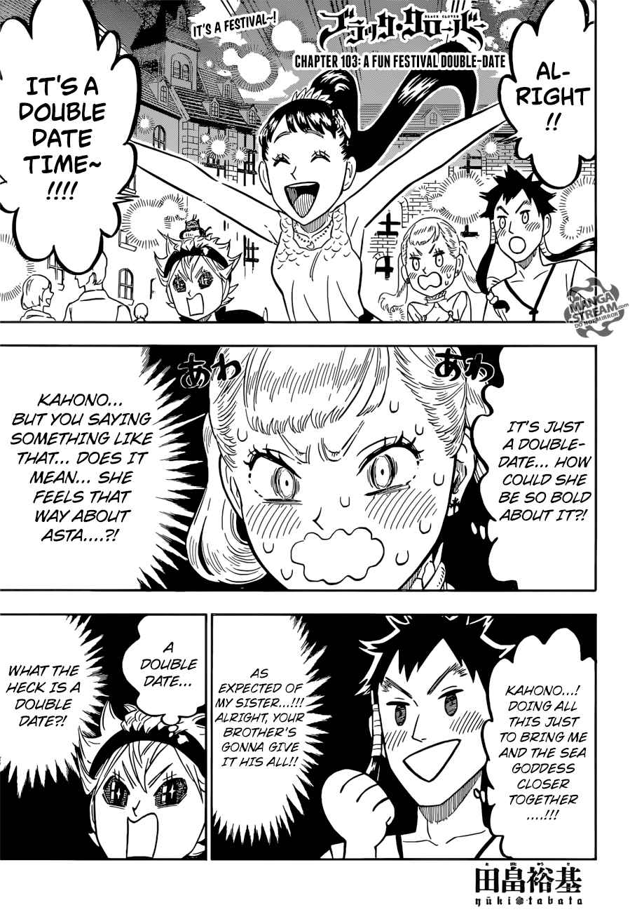 Black Clover - Chapter 103 Page 1