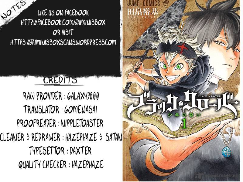 Black Clover - Chapter 15 Page 20