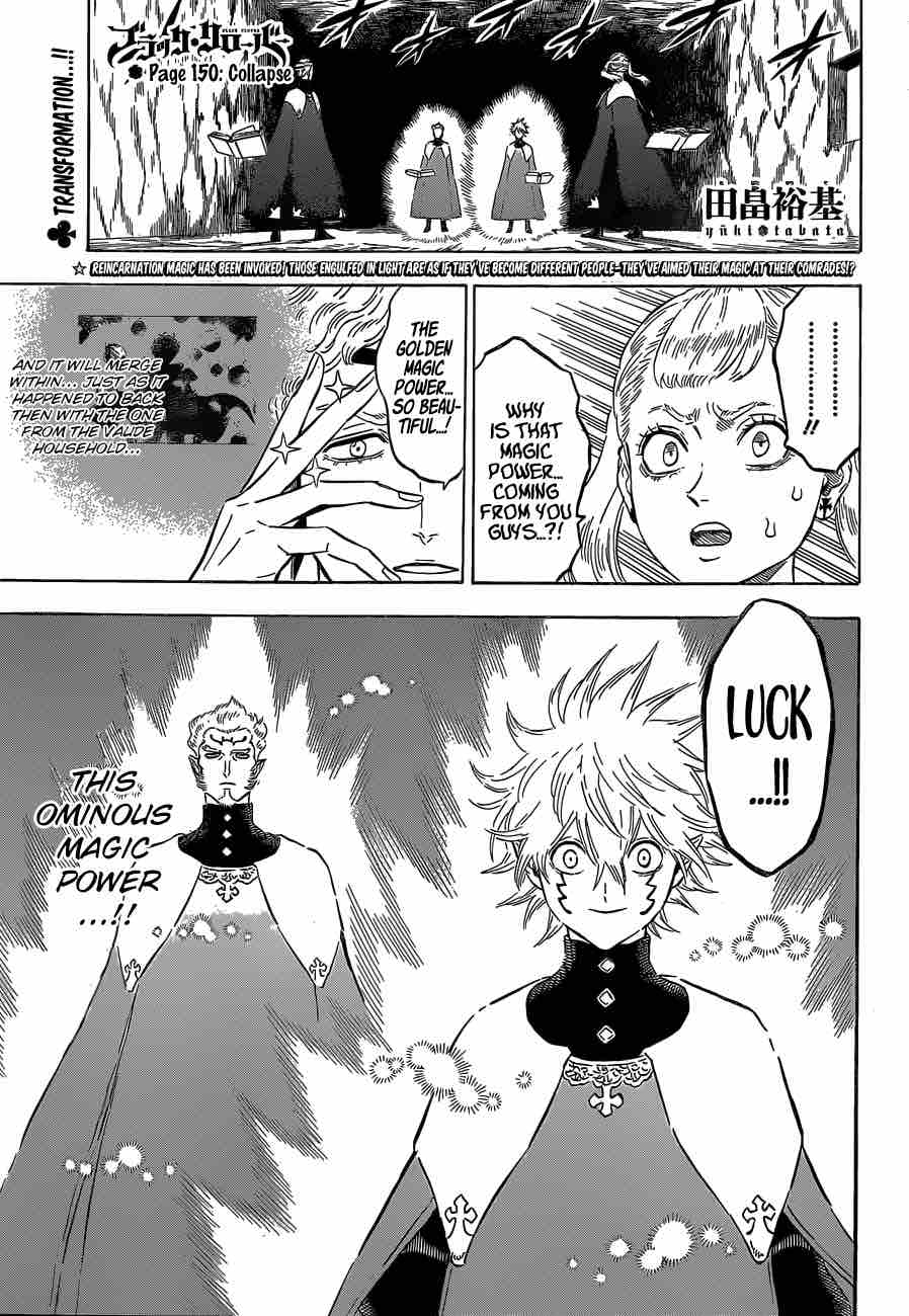 Black Clover - Chapter 150 Page 1