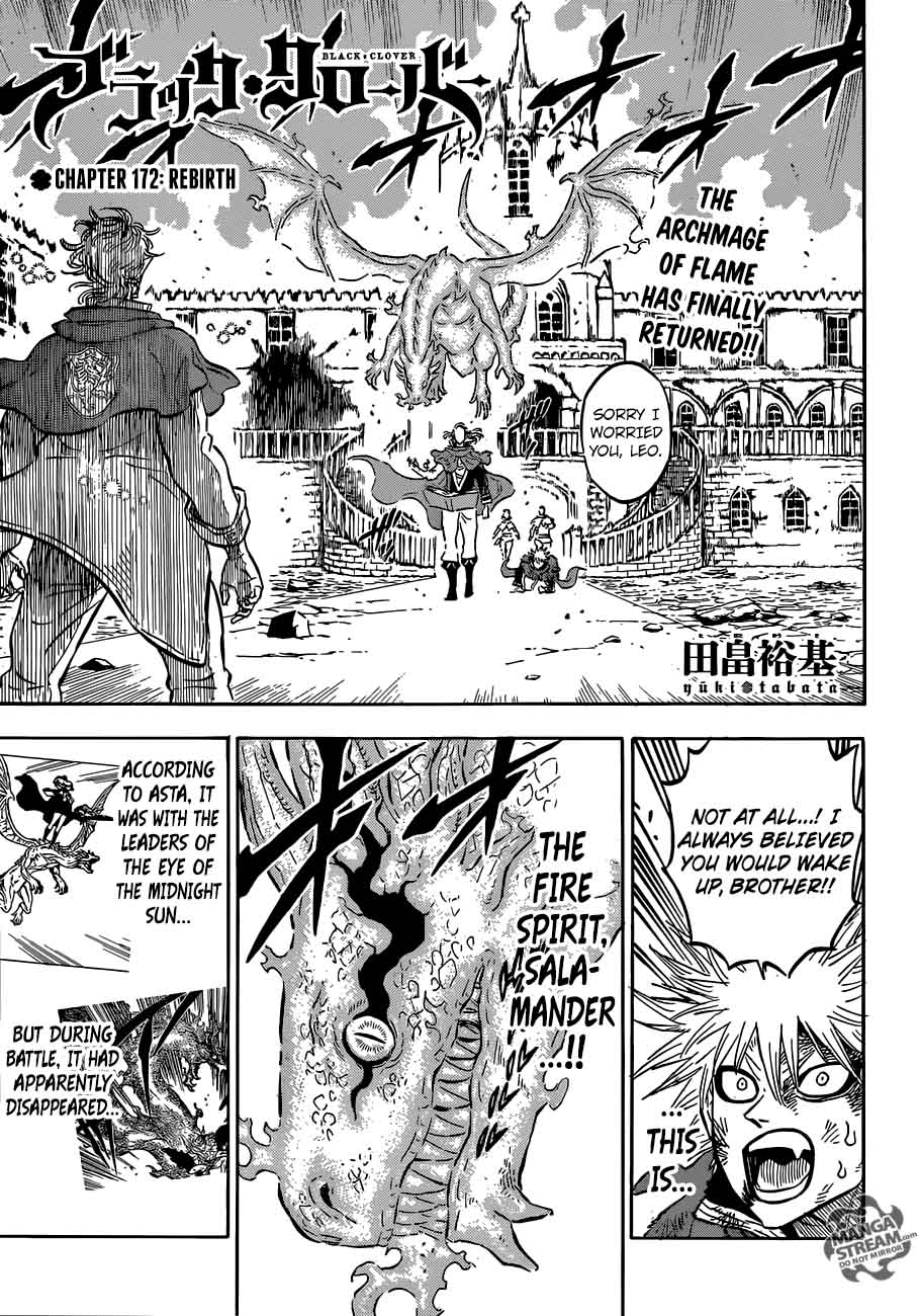 Black Clover - Chapter 172 Page 1