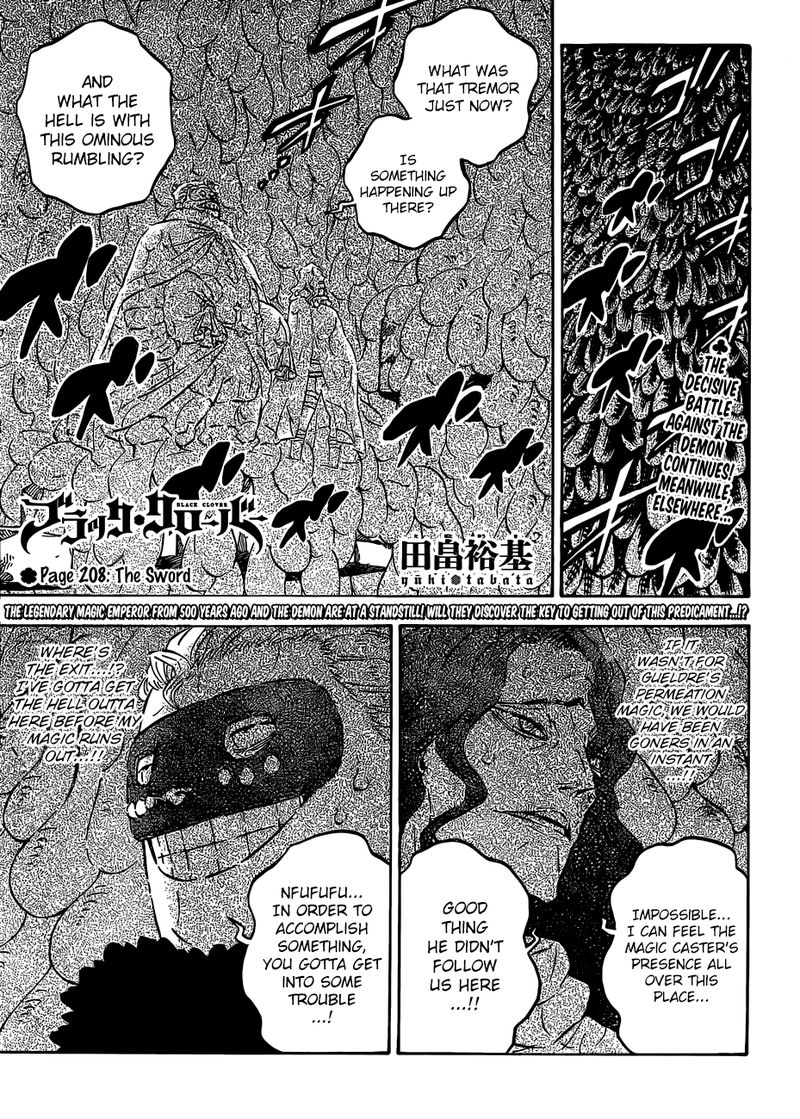 Black Clover - Chapter 208 Page 1