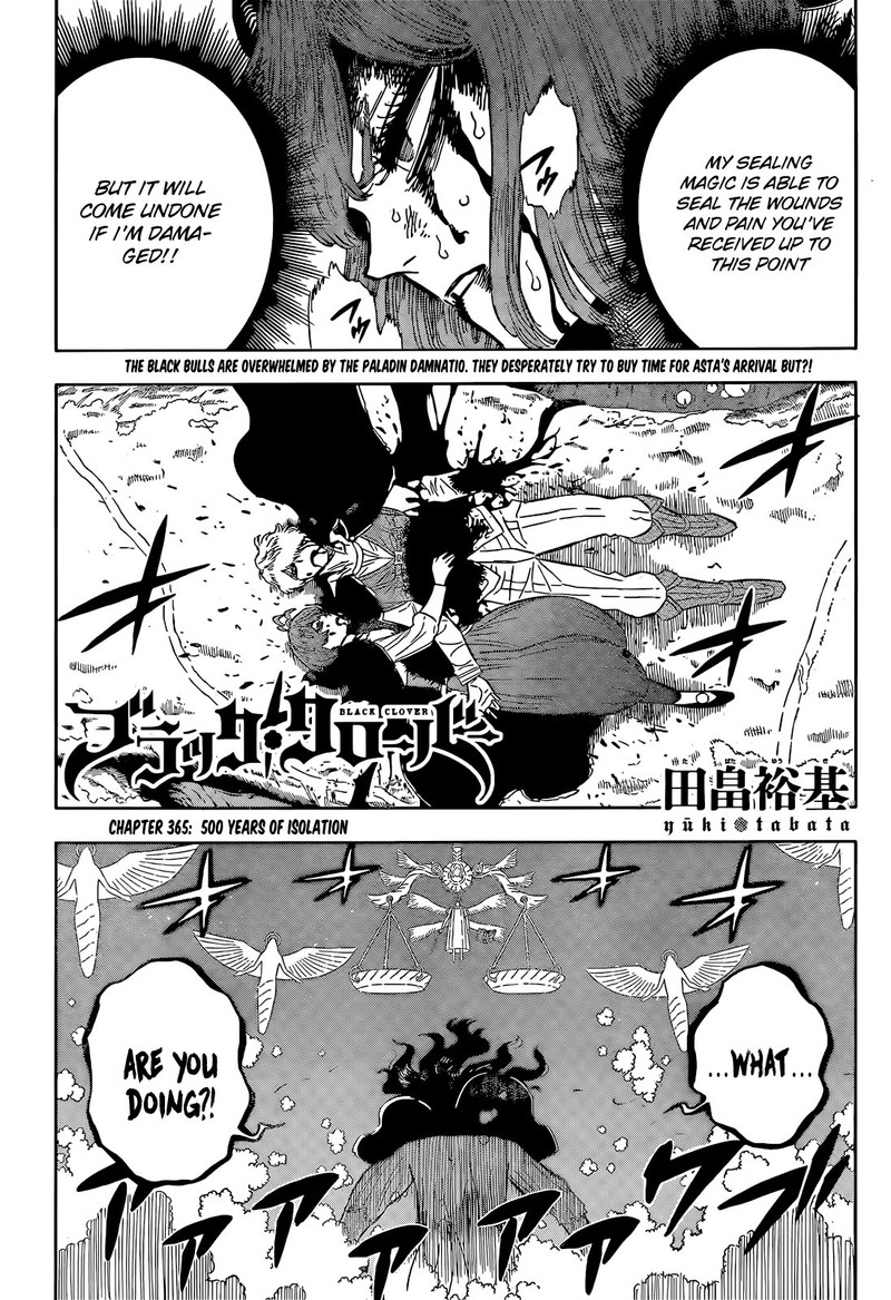 Black Clover - Chapter 365 Page 1