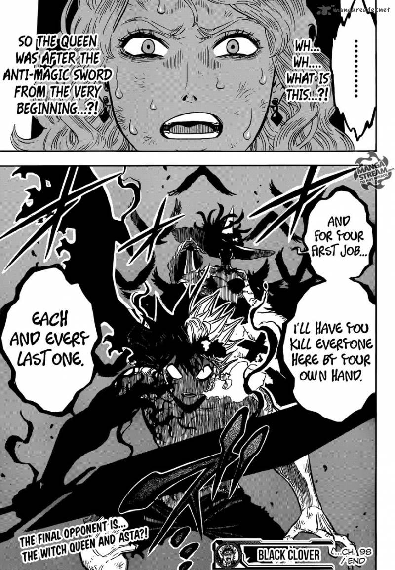 Black Clover - Chapter 98 Page 18