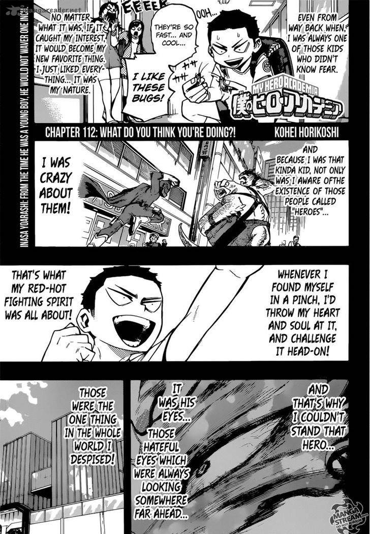 My Hero Academia - Chapter 112 Page 1