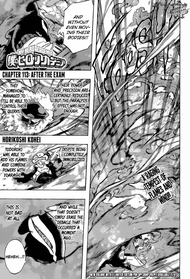 My Hero Academia - Chapter 113 Page 1