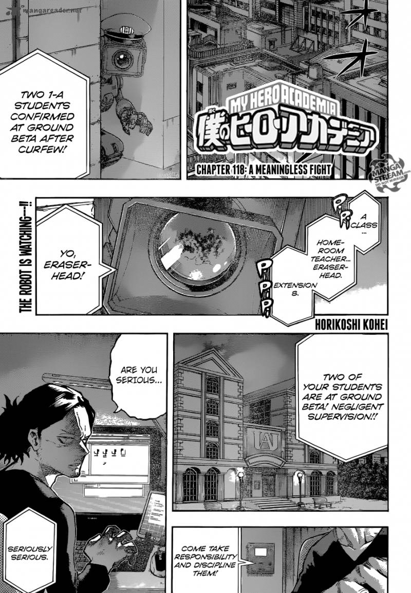 My Hero Academia - Chapter 118 Page 1