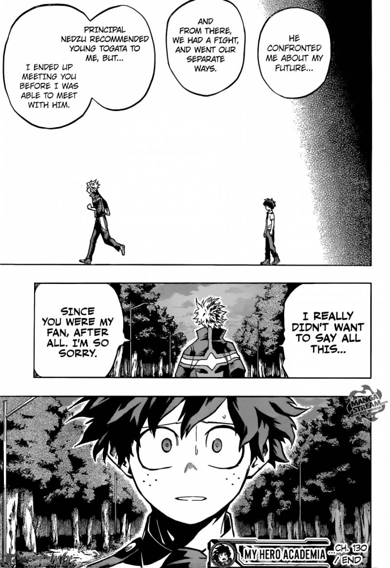 My Hero Academia - Chapter 130 Page 20