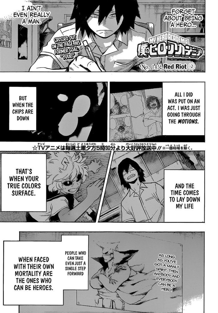 My Hero Academia - Chapter 145 Page 1