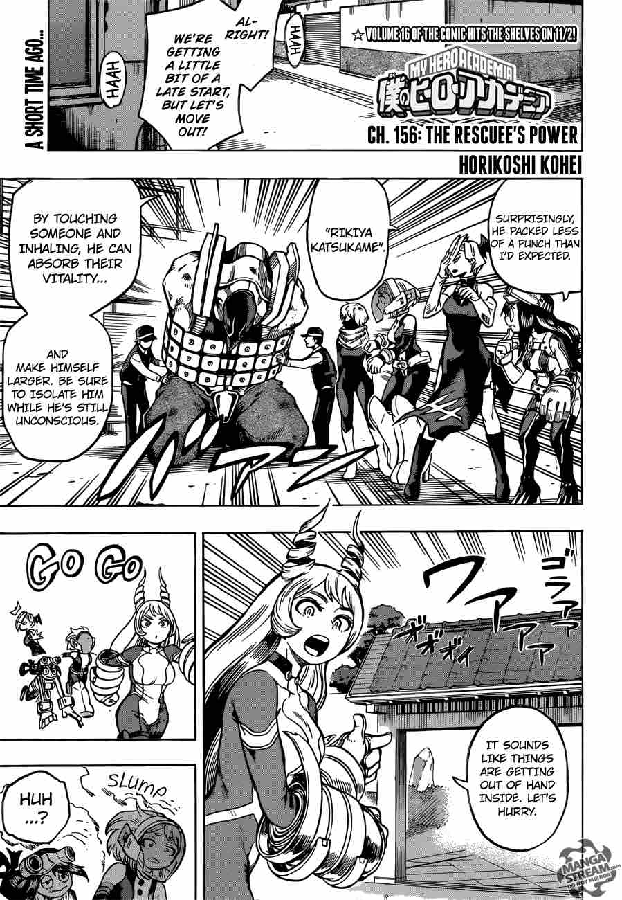 My Hero Academia - Chapter 156 Page 1