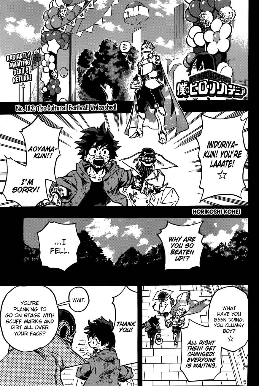 My Hero Academia - Chapter 182 Page 1