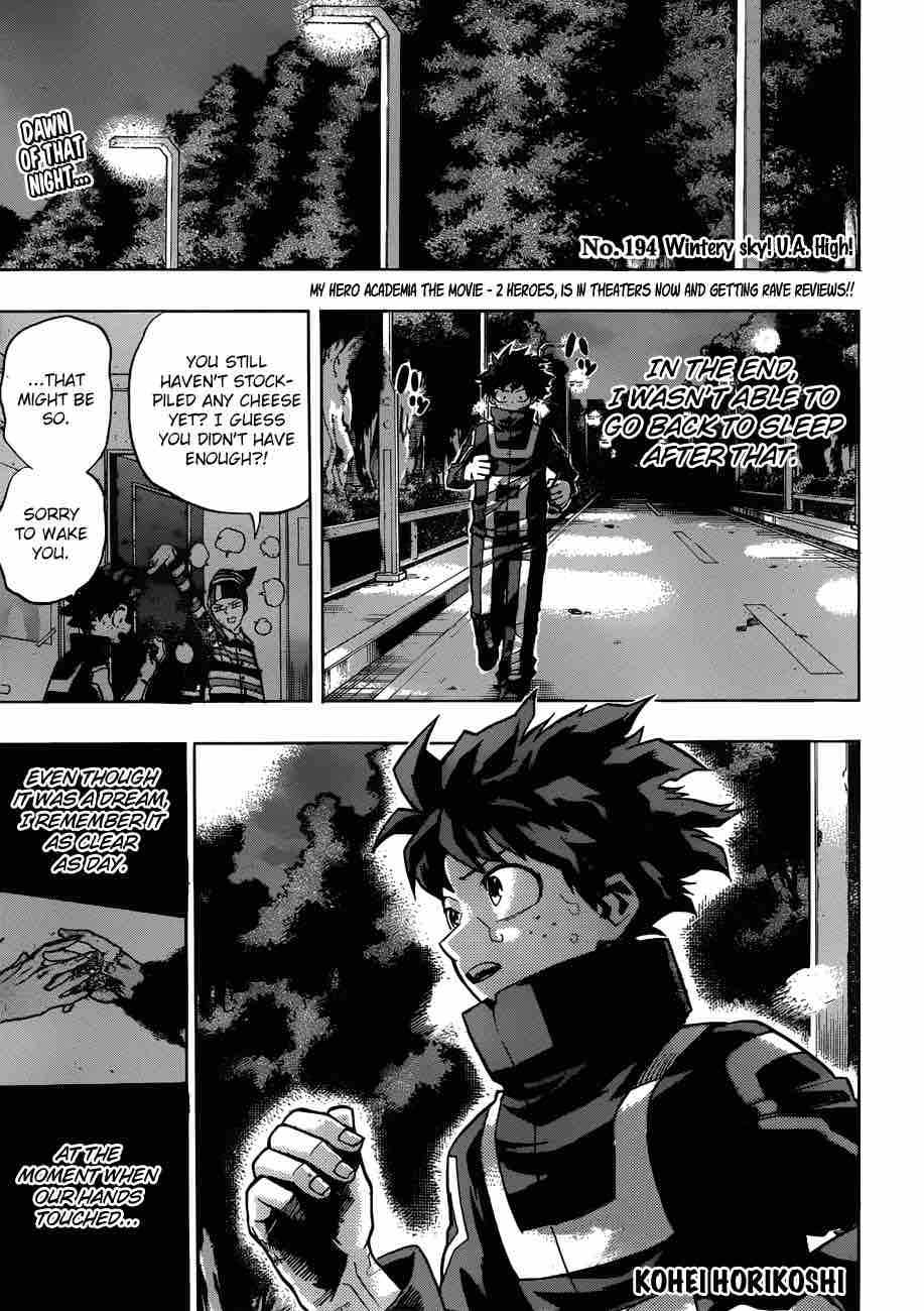 My Hero Academia - Chapter 194 Page 1