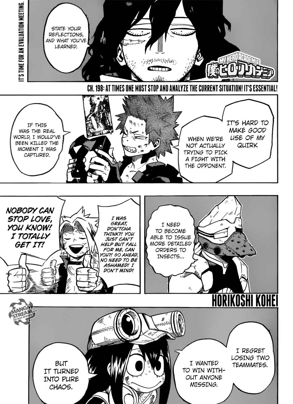 My Hero Academia - Chapter 198 Page 1