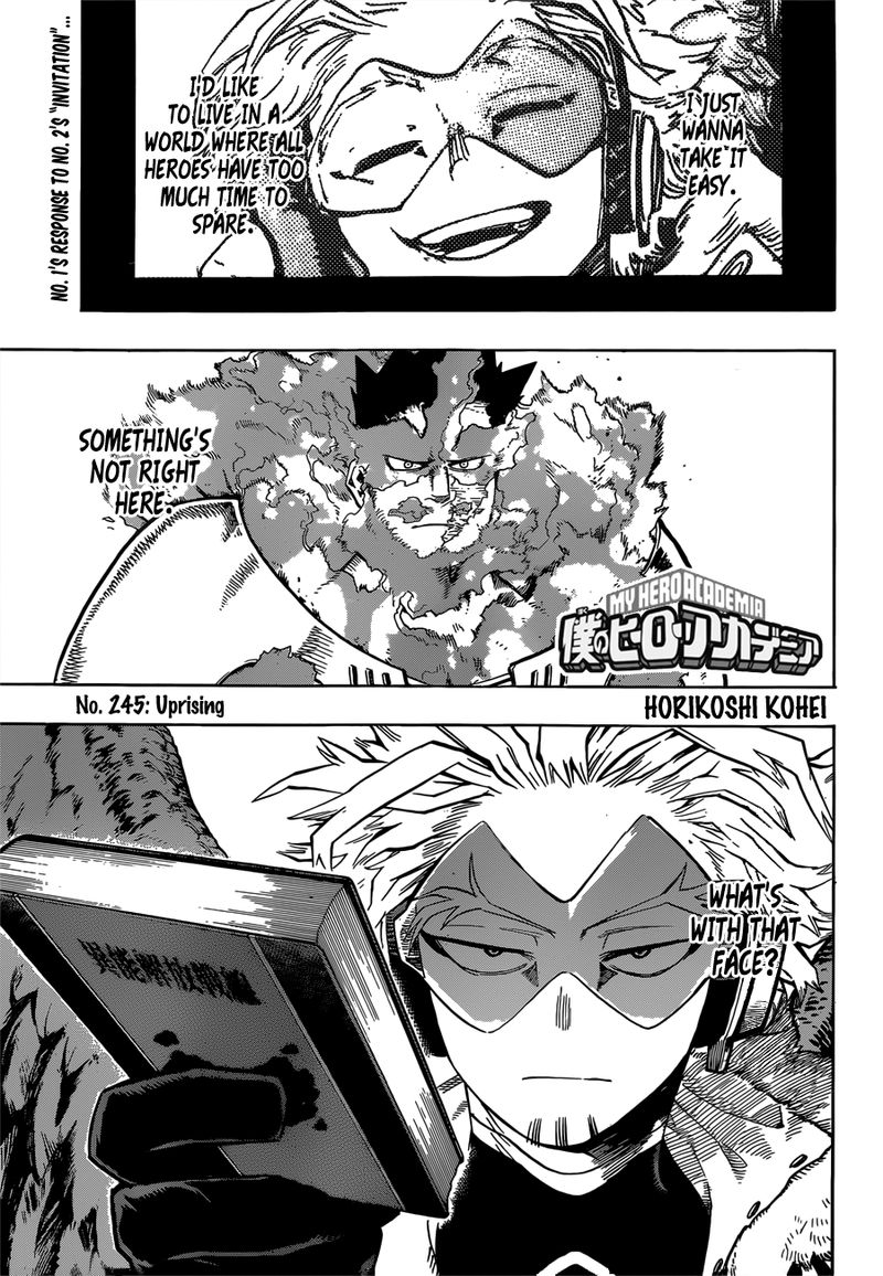 My Hero Academia - Chapter 245 Page 1