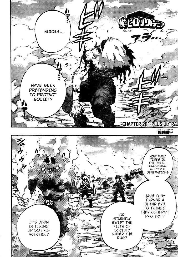 My Hero Academia - Chapter 281 Page 1