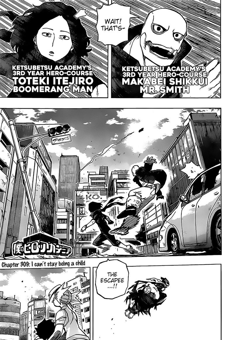 My Hero Academia - Chapter 309 Page 1