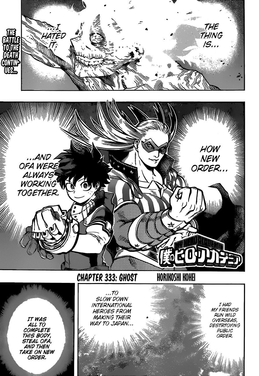 My Hero Academia - Chapter 333 Page 1