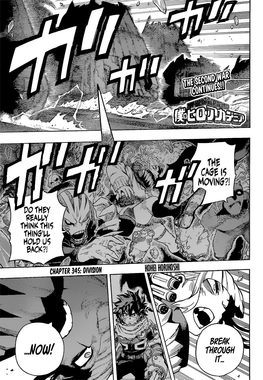 My Hero Academia - Chapter 345 Page 1