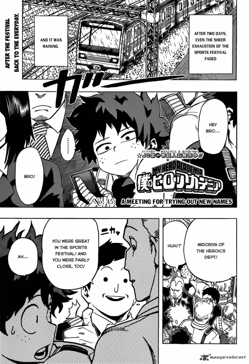 My Hero Academia - Chapter 45 Page 2