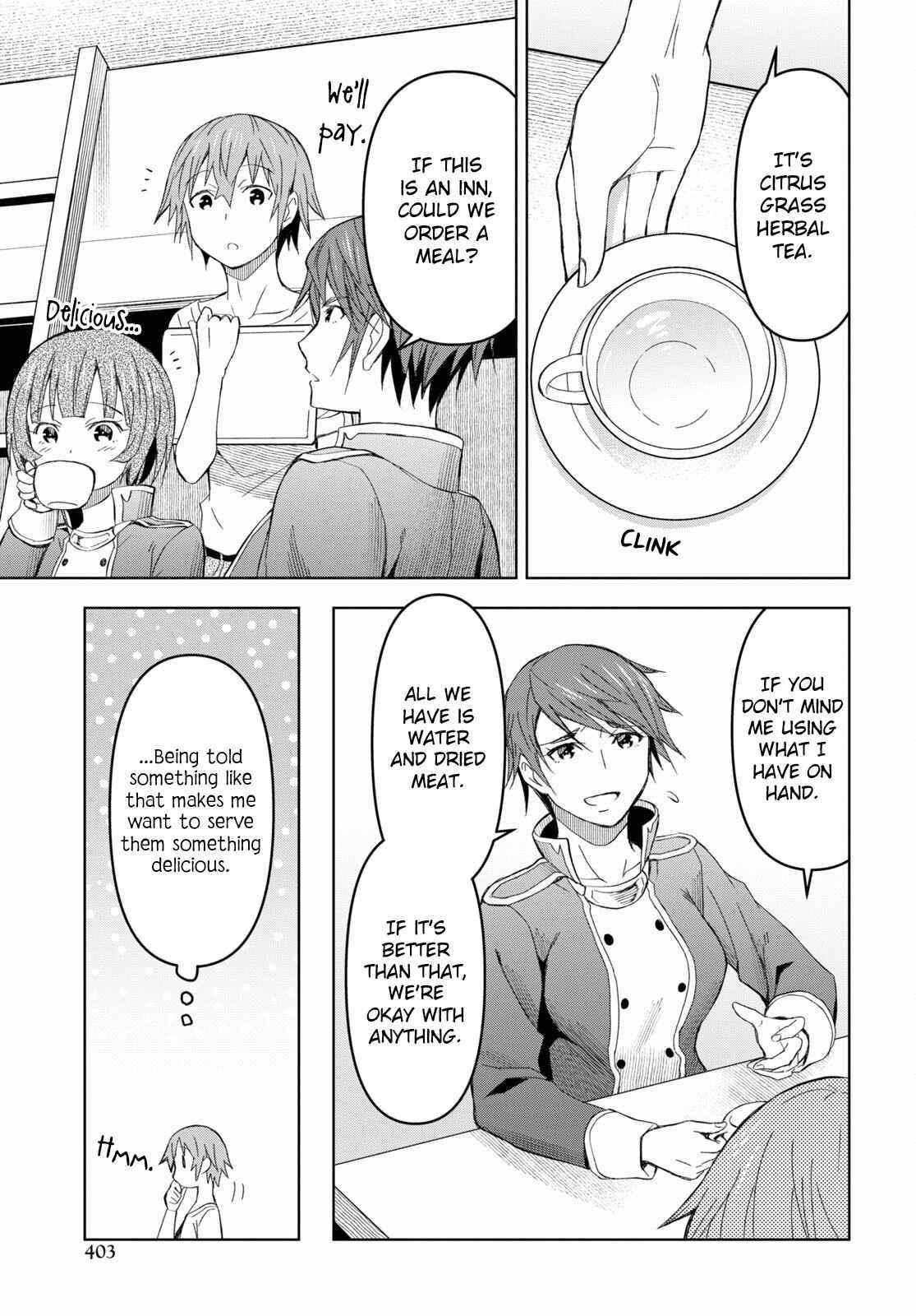 Dungeon Tou de Yadoya wo Yarou! Souzou Mahou wo Moratta Ore no Hosoude Hanjouki - Chapter 12 Page 25