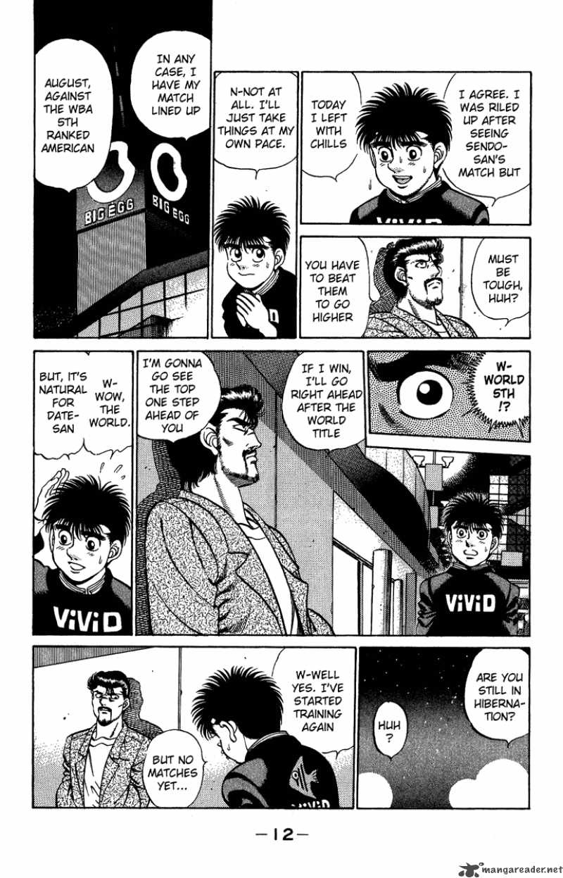 Hajime no Ippo - Chapter 206 Page 12