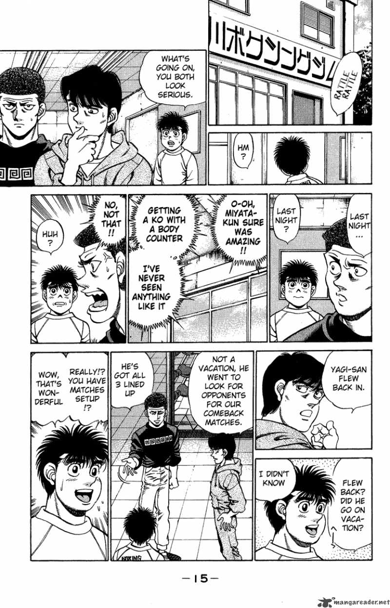 Hajime no Ippo - Chapter 206 Page 15