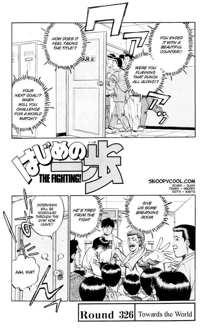 Hajime no Ippo - Chapter 326 Page 1