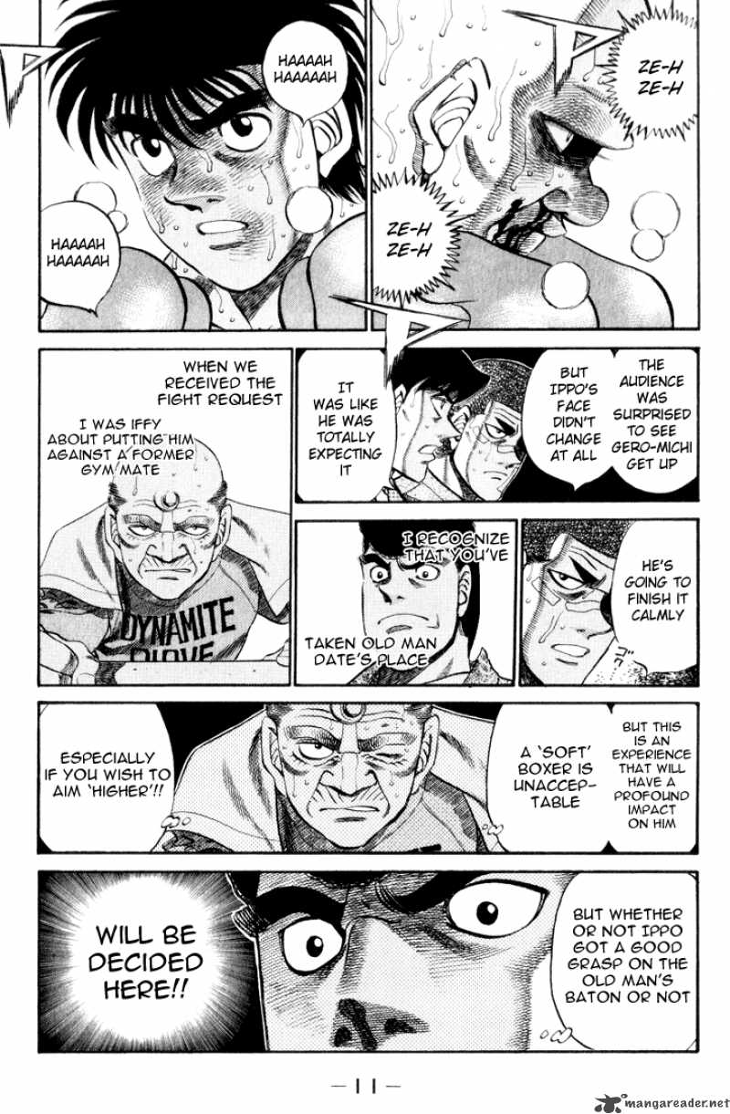 Hajime no Ippo - Chapter 353 Page 9