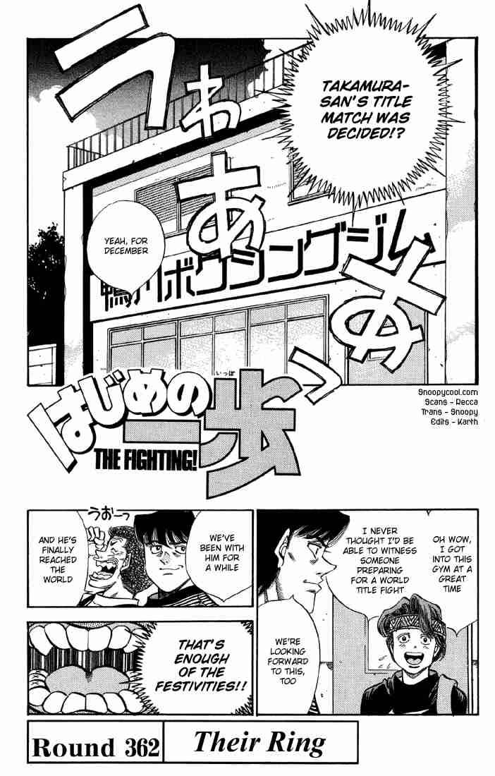 Hajime no Ippo - Chapter 362 Page 4