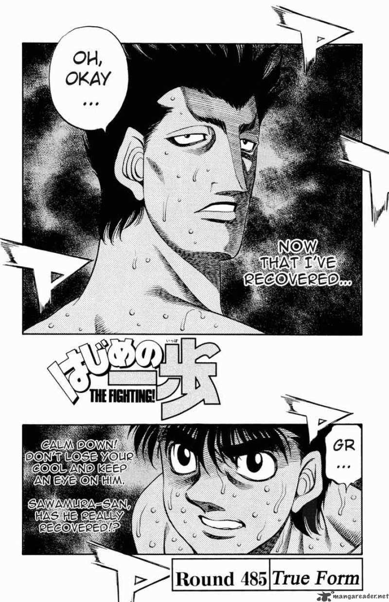 Hajime no Ippo - Chapter 485 Page 2