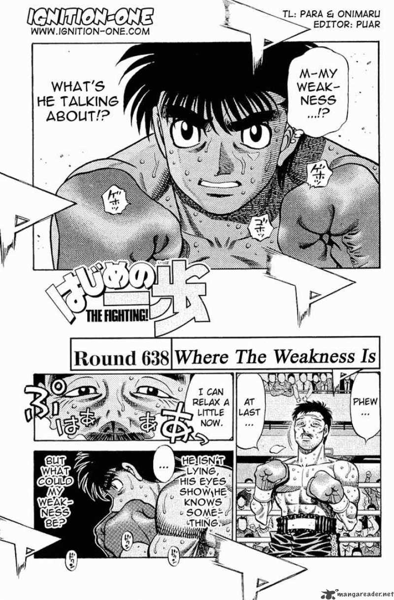 Hajime no Ippo - Chapter 638 Page 1