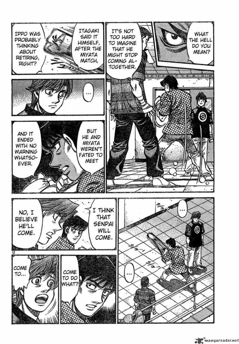 Hajime no Ippo - Chapter 724 Page 12