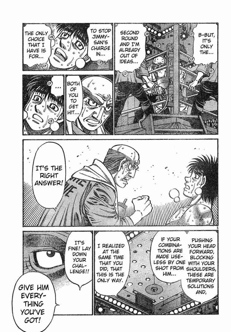 Hajime no Ippo - Chapter 735 Page 5