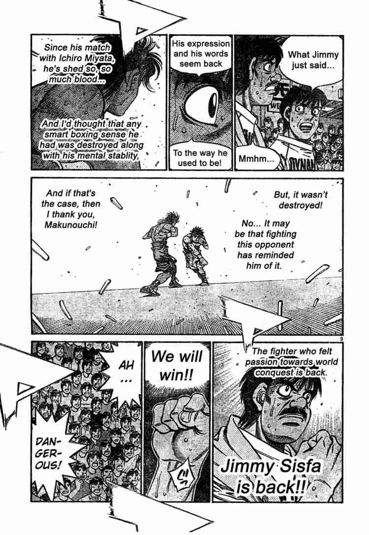 Hajime no Ippo - Chapter 737 Page 9