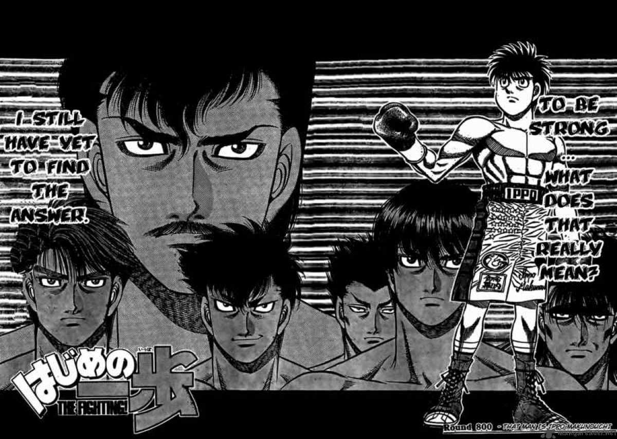 Hajime no Ippo - Chapter 800 Page 2