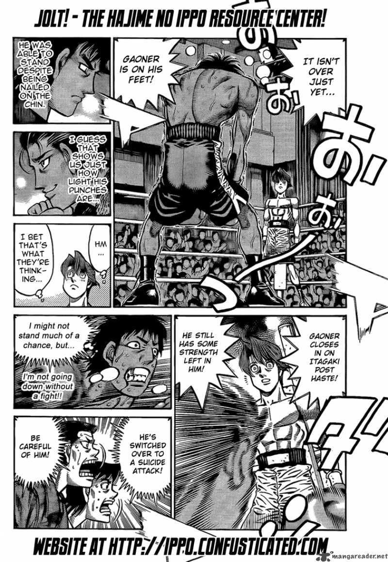 Hajime no Ippo - Chapter 852 Page 12